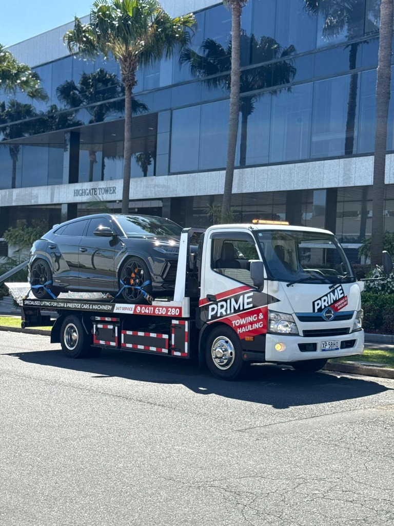 Prime Towing — Lamborghini tow